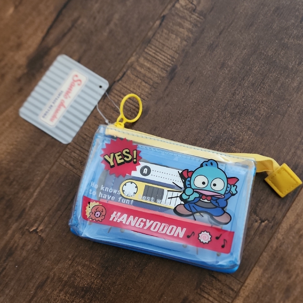 Sanrio Hangyodon Blue and Yellow Key Holder